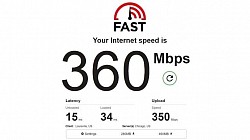 Internet speed